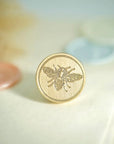 Sceau en laiton motif abeille - Riwalenn - Artisaire - cachet de cire