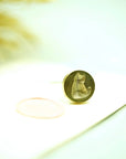 Sceau en laiton motif chaton de dos - Riwalenn - Artisaire - cachet de cire