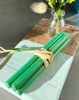 Riwalenn - Lot de 5 batons de cire à cacheter vert - artisaire