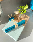 Riwalenn - Lot de 5 batons de cire à cacheter turquoise - artisaire